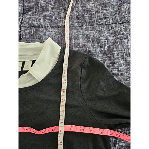 Chico's Sweater Over Collared Top Layer Combo In One Piece Chicos 2 US 12 M - Picture 6 of 7